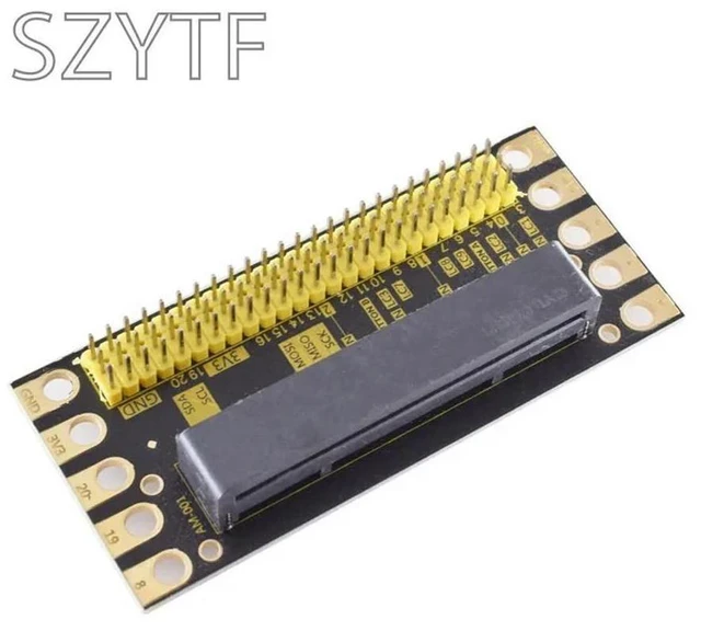 Main image of micro:bit Expansion Board I/O Breakout Module with Motor Driver & Servo Ports, 3.3V Logic, for Robotics, STEM Education