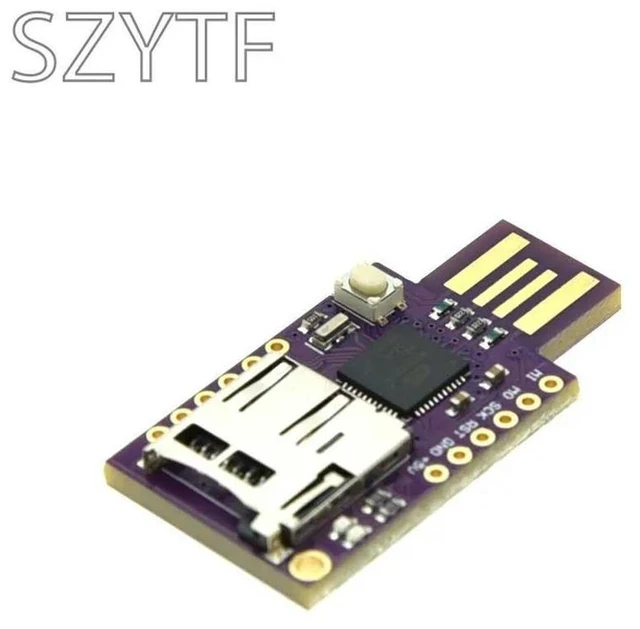 Alt view image 2 of 3 - CJMCU-VIRTUAL KEYBOARD BADUSB USB TF MEMORY KEYBOARD ATMEGA32U4