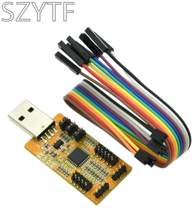 Alt view image 3 of 3 - USB to UART,I2C,SPI(with 4-channel ADC, 4-channel PWM, 8-digital IO and NRF2401 Test Software)