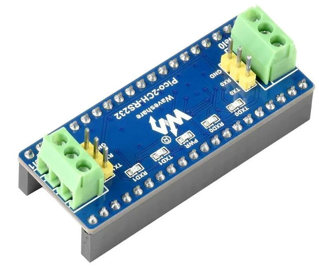 Alt view image 3 of 3 - Waveshare 2-Channel RS232 Module For Raspberry Pi Pico, SP3232EEN , UART To RS232