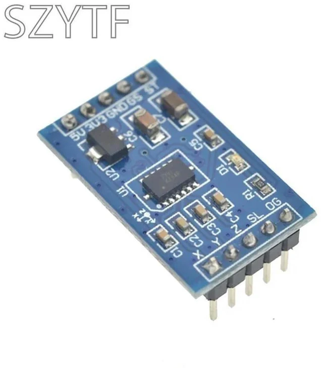 Alt view image 2 of 3 - MMA7361 Angle Sensor Inclination Accelerometer Acceleration Module Digital Triaxial Precision Tilt 3-Axis