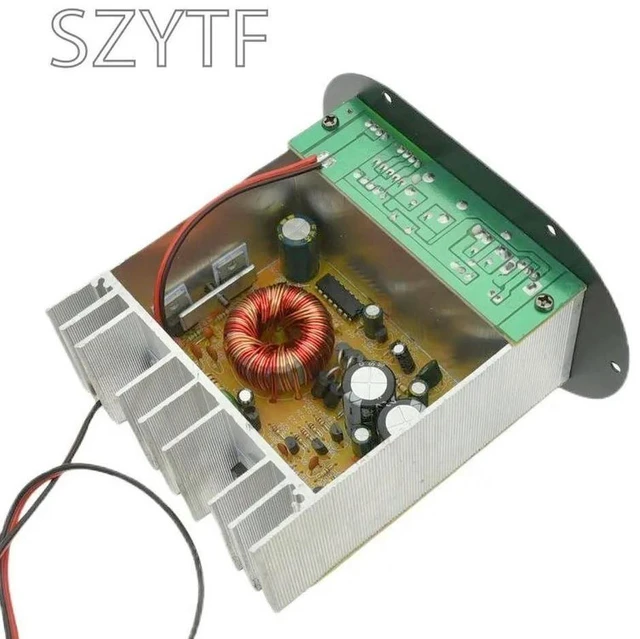 Alt view image 3 of 3 - 500W Round 12V Without Card 120W Full Tone / Pure Bass Power Amplifier Board Tube 8 Inch Subwoofer Core
