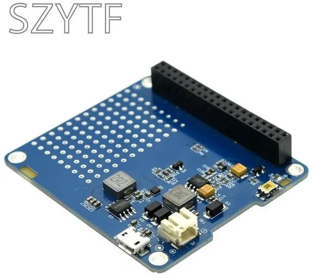 Main image of Raspberry PI UPS Lithium Expansion Board The UPS HAT Board Displays The Charge While Charging