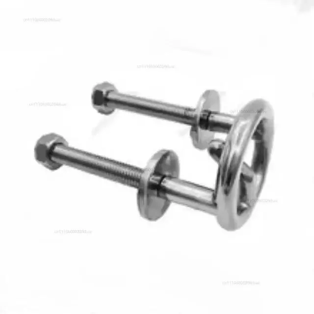 Alt view image 3 of 3 - Water Ski Ring Traction 316 Stainless Steel Paddle Ring Yacht Marine Hardware