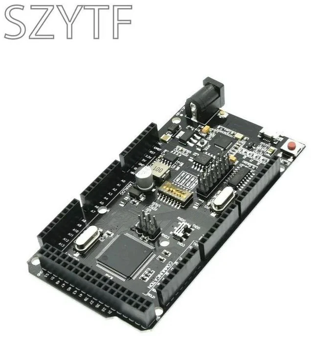 Alt view image 2 of 3 - Mega2560 + R3 ATmega2560+ESP8266 32Mb Memory USB-TTL CH340 Compatible for Mega NodeMCU For WeMos MEGA 2560