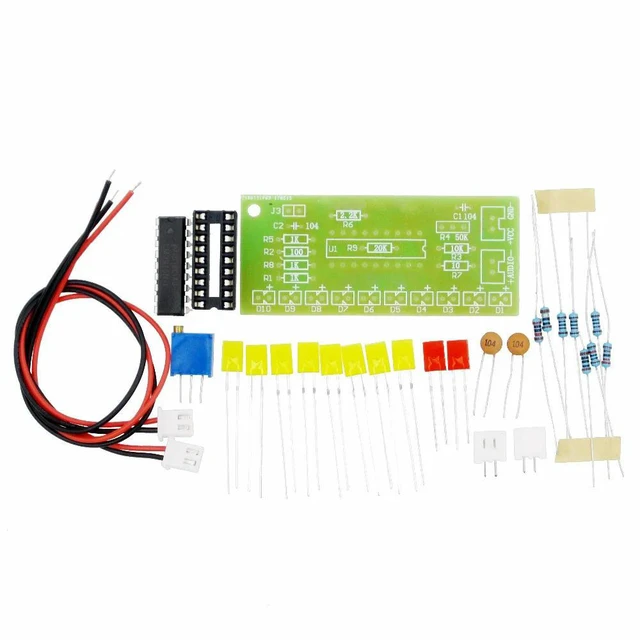 Alt view image 2 of 3 - 10PCS Electronic diy kit LM3915 Audio Level Indicator DIY KIT Electronic Production Suite Good
