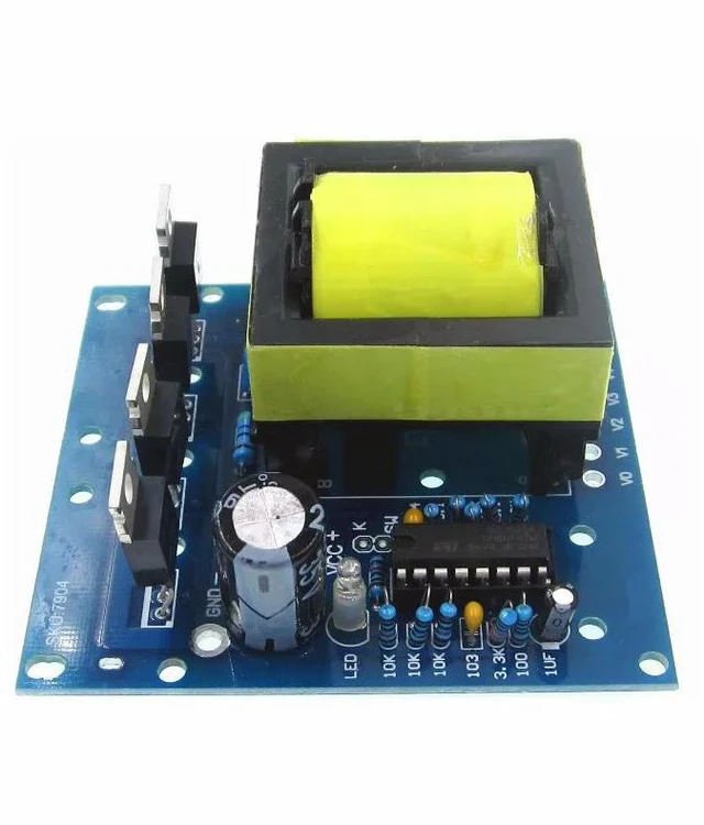 Alt view image 2 of 3 - 500W DC 12V 16V To AC 18V 0-220V-380V DC To AC Inverter Boost Step Up Board Converter Transformer Low Power Consumption