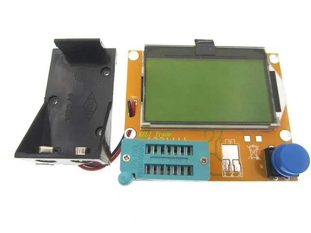 Alt view image 3 of 3 - Multimeter Multi-purpose Transistor Tester LCR-T4 Mega328 M328 Diode Triode Capacitance Inductance Resistor ESR Test Meter