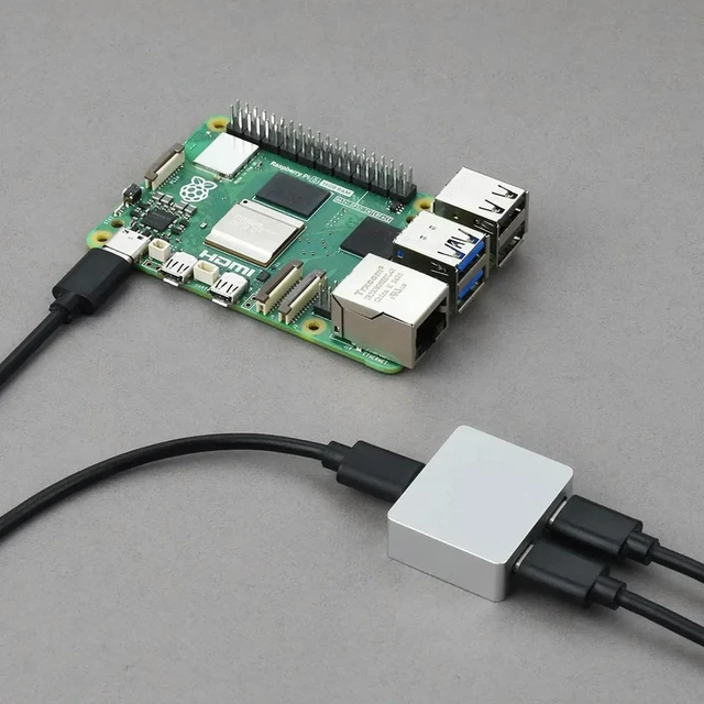 Alt view image 2 of 3 - Raspberry Pi PiKVM Type-C Power Data Splitter reverse power supply protection For CarPlay Android Auto & Industrial Control