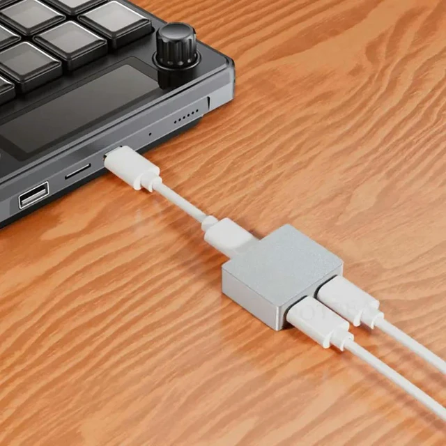 Alt view image 3 of 3 - Raspberry Pi PiKVM Type-C Power Data Splitter reverse power supply protection For CarPlay Android Auto & Industrial Control
