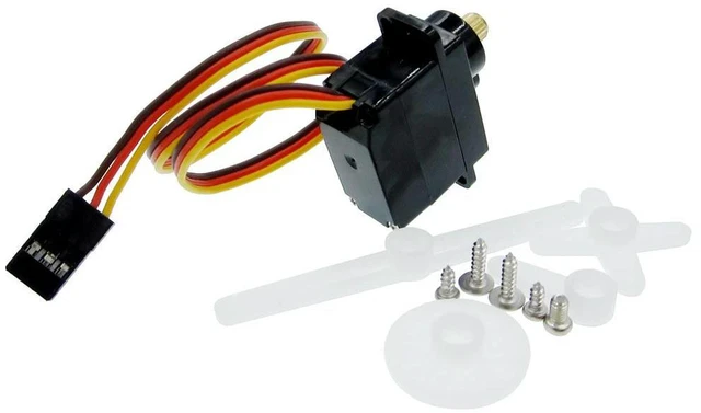 Main image of 4pcs Mini Size l Gear Analog Servo ES08MA II for RC Motor Replacement Part Shockproof and Stable RC Servomotor l Gear