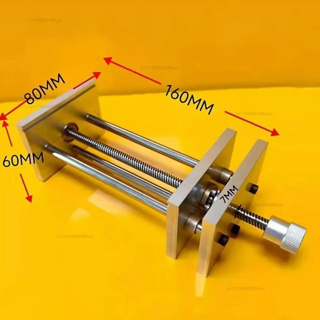 Alt view image 2 of 3 - Mini Aluminum Bench Vise for PCB Soldering & Circuit Board Holding