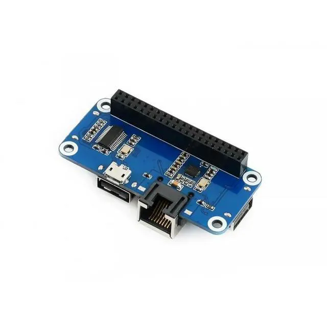 Alt view image 3 of 3 - Raspberry Pi Zero W USB Hub Hat with RJ45 Ethernet Port for RPI Zero/Zero W