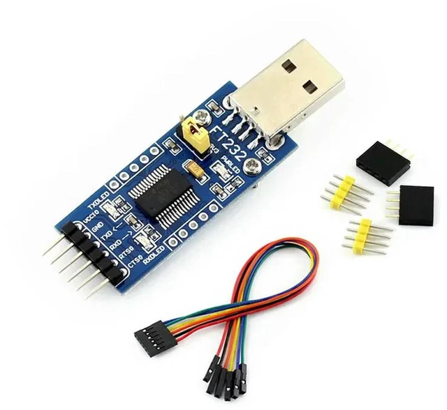Alt view image 2 of 3 - Waveshare FT232 USB UART Board (Type A), USB To TTL/UART, FT232R FT232RL to RS232 TTL Serial Module Kit