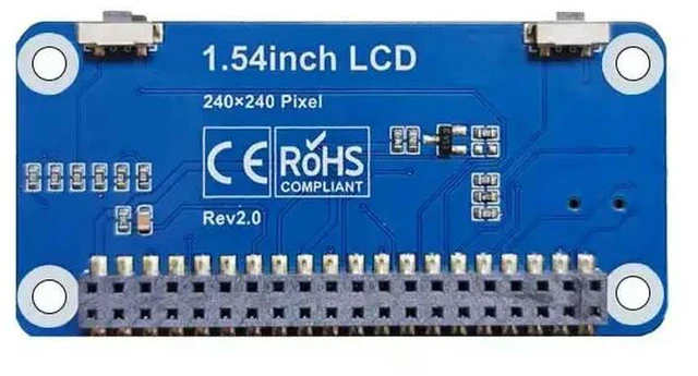 Alt view image 3 of 3 - Raspberry Pi Zero 1.54 Inch LCD Display Game Module 240x240 Resolution DIY Game Console Expansion Board