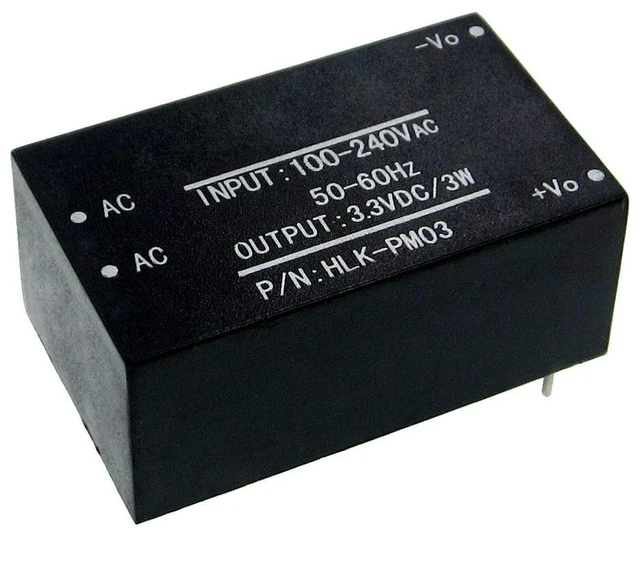 Main image of 5pcs TSP-03 replace HLK-PM03 AC-DC 220V to 3.3V Step Down Buck Power Supply Module ligent Household Switch Converter