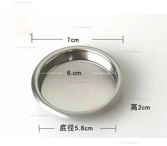 Main image of Applicable To Italian Coffee Machine Recoil Dishwashing Blind Bowl Non-porous Filter Cup/blind Cup 58m