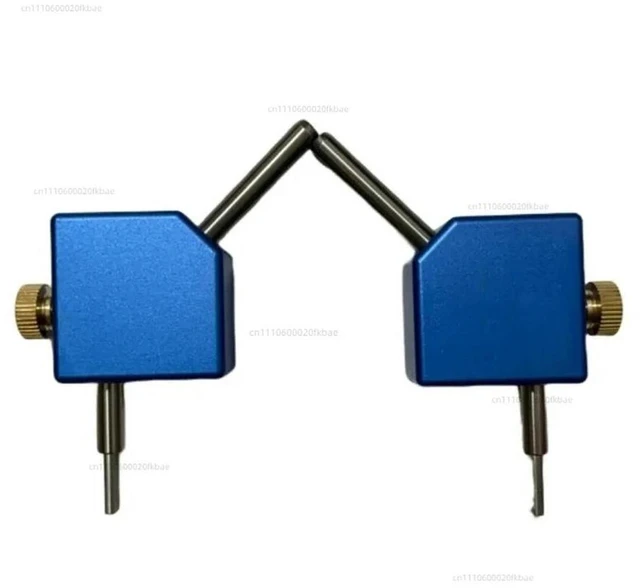 Alt view image 2 of 3 - Universal high-precision 45° angle adapter block for gemstone processing