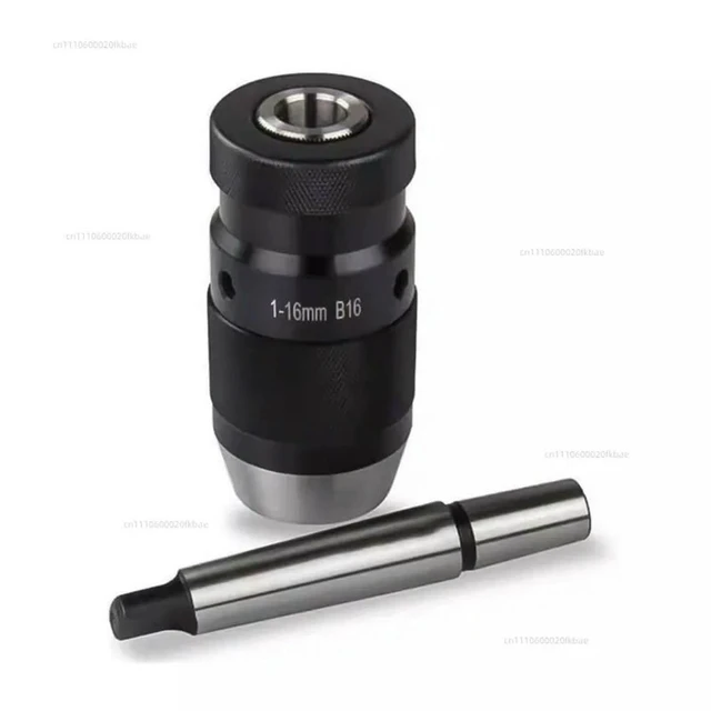 Alt view image 2 of 3 - MT2-B18 1-16MM MK2 mandrel live core drill chuck durable taper steel self-tightening keyless accessory lathe tool