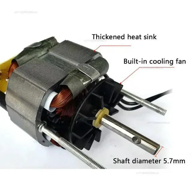 Alt view image 3 of 3 - Household Old Sewing Machine Motor Mini Motor Small Motor Copper Wire 180 Watt Clothes Car Accessories