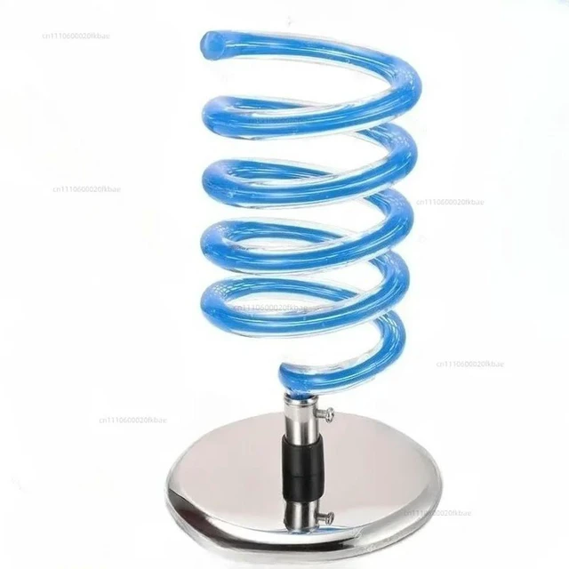 Alt view image 2 of 3 - Salon Barber Desktop Mirror Stand Hair Dryer Holder Bathroom Rack