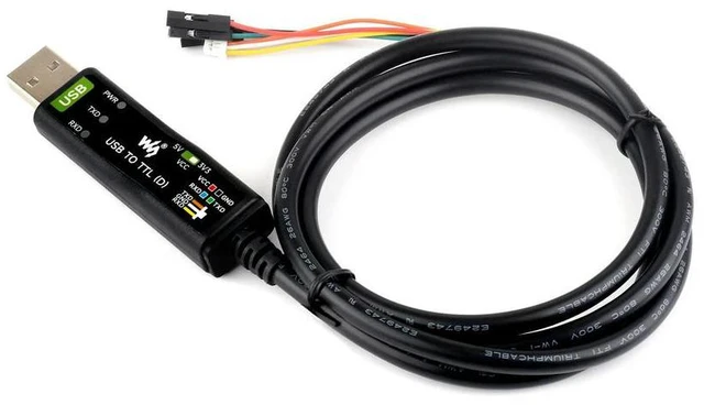 Alt view image 3 of 3 - Waveshare Industrial USB TO TTL (D) Serial Cable, FT232RNL Chip, Suitable For Raspberry Pi 5 Serial Port Debugging