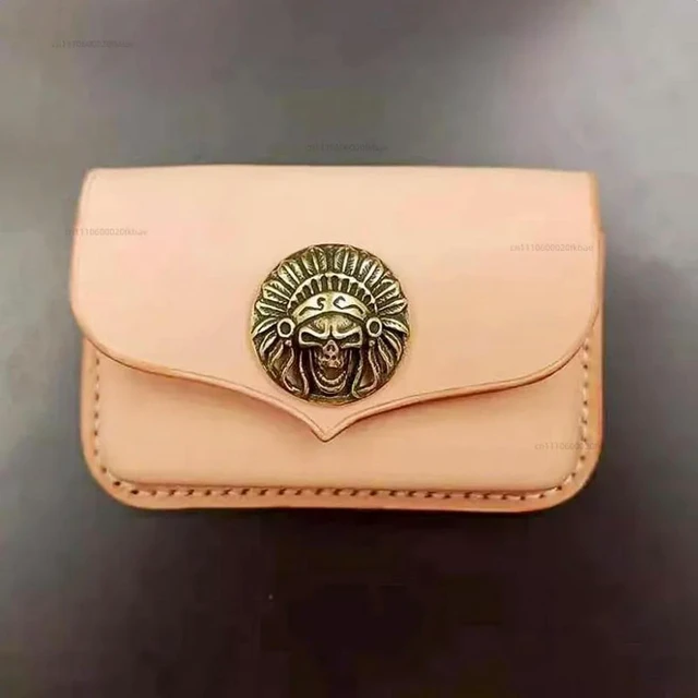 Alt view image 3 of 3 - Thickness 2MM vegetable tanned leather synthetic resin mold 95x65MM DIY leather craft business card box mold