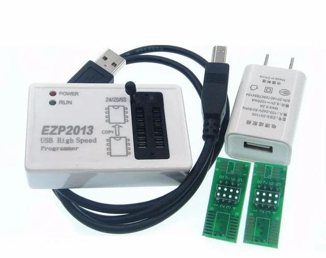 Main image of 1SET EZP2013 est (EZP20 10 Upgrade ) high-speed USB Programmer adapter support 24/25/26/93 EEPROM support W7 W8