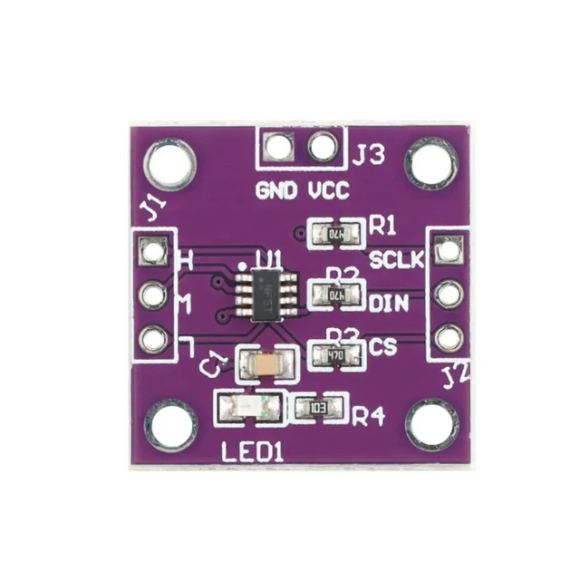Alt view image 3 of 3 - 5pcs TPL0501 Digital Potentiometer Module 100K Adjustable SPI Port for Bridge Balance Sensor Single Channel