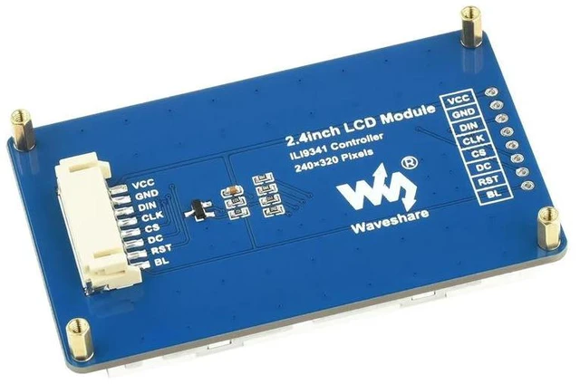 Alt view image 3 of 3 - Waveshare General 2.4inch LCD Display Module, 65K RGB 240×320, SPI for Raspberry Pi, , STM32
