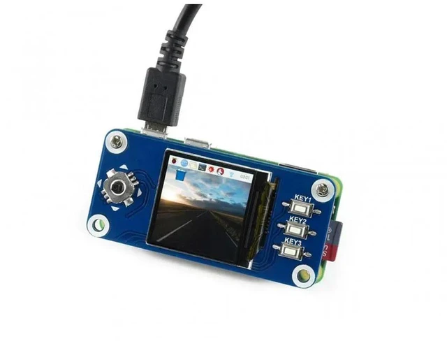 Alt view image 3 of 3 - 1.3 Inch SPI LCD display HAT for Raspberry Pi 240x240 Pixels SPI Interface with Embedded Controller IPS Screen