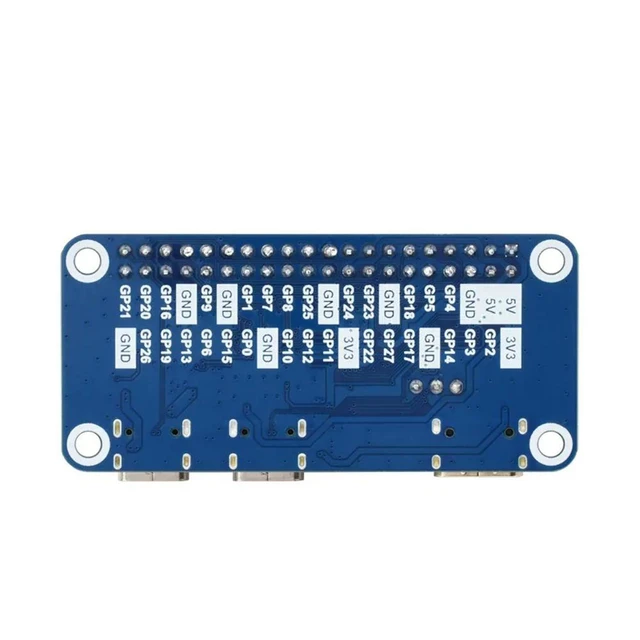 Alt view image 3 of 3 - Waveshare RP2350-PiZero Raspberry Pi Pico 2 RP2350B Development Board 40PIN GPIO Built-in 520KB of SRAM PSRAM DVI For HDMI