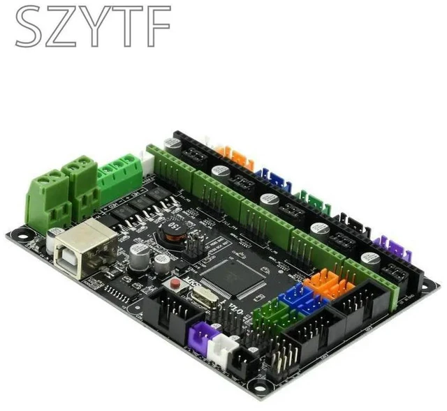 Alt view image 2 of 3 - MKS GEN L V1.0 Circuit Board For 3D Printer Motherboard Control Panel Mainboard Compatible With Ramps 1.4 & Mega 2560