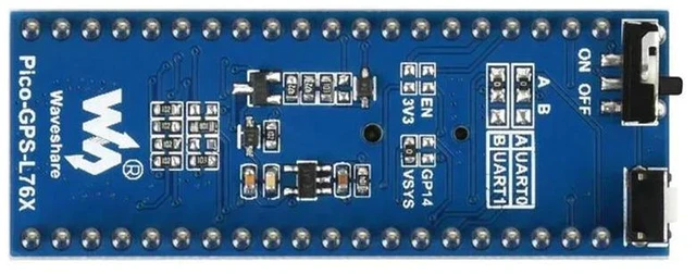 Alt view image 2 of 3 - Waveshare Pico-GPS-L76K Raspberry Pi Pico 2 GNSS Expansion Board Supports GPS/BDS/GLONASS/QZSS/A-GNSS