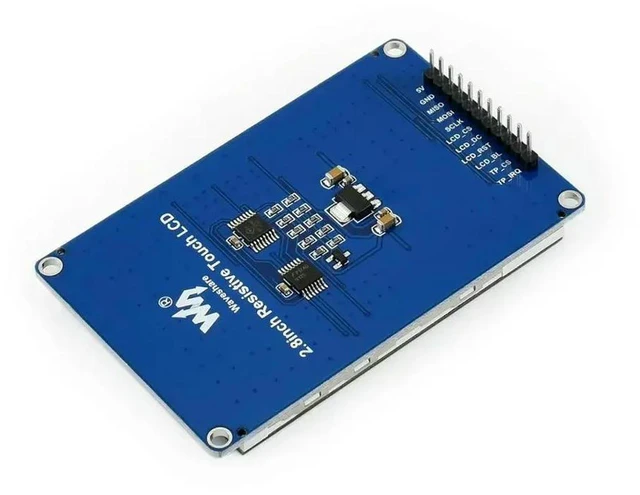 Alt view image 3 of 3 - Waveshare 2.8inch 320*240 Pixels IPS LCD, Resistive Touch, SPI Interface