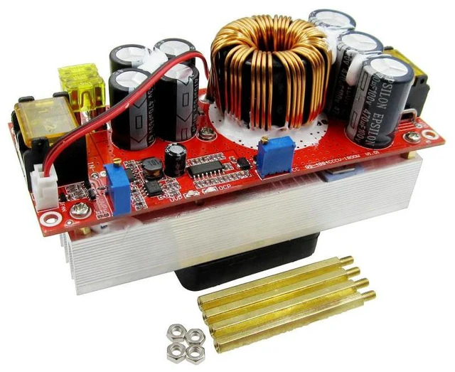 Alt view image 2 of 3 - 1500W DC-DC Step-up Boost Converter 10-60V to 12-90V 30A Constant Current Power Supply Module LED Driver Voltage Power Converter