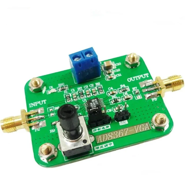 Alt view image 2 of 3 - AD8367 Module Authentic Guarantee 500MHz 45dB Linear Variable Gain Amplifier function demo board