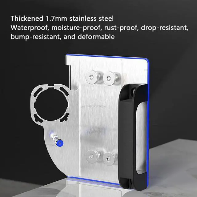 Alt view image 2 of 3 - 45 Degree Angle Grinder Tile Chamferer Cutter for Solid Woodworking And Bricklaying Type 100