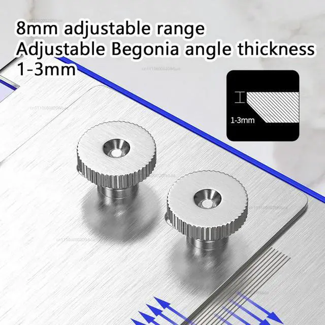 Alt view image 3 of 3 - 45 Degree Angle Grinder Tile Chamferer Cutter for Solid Woodworking And Bricklaying Type 100
