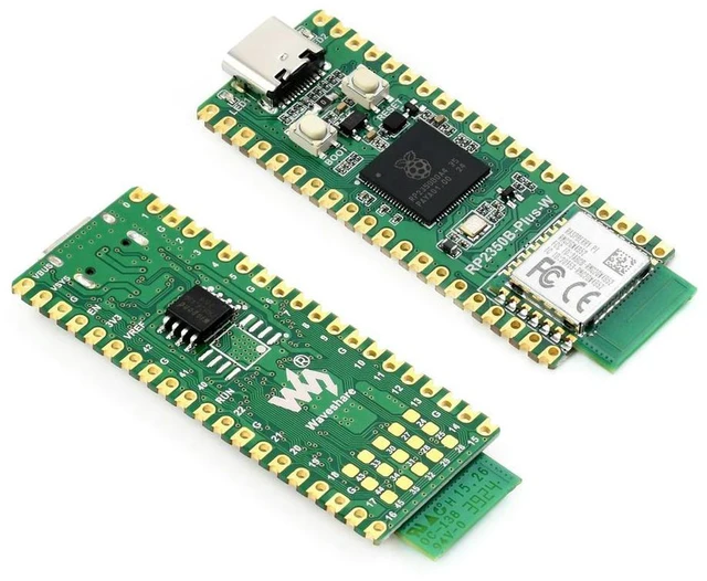 Alt view image 2 of 3 - RP2350B Plus W Development Board Equipped with Raspberry Pi Radio Module 2 module 4 BT5 16MB Flash RP2350B chip Type-C