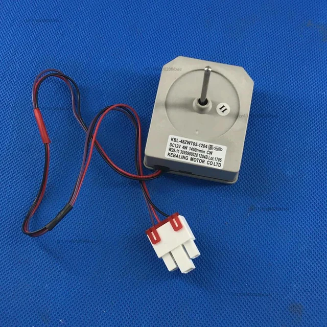 Alt view image 3 of 3 - Refrigerator fan motor refrigeration motor KBL-48ZWT05-1204B DC12V 4W motor