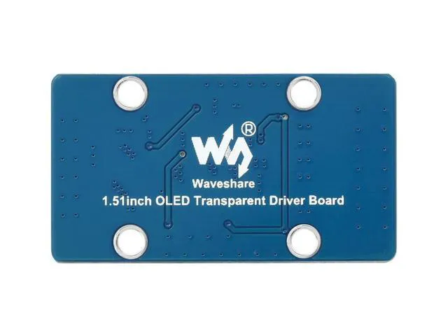 Alt view image 3 of 3 - Waveshare 1.51inch Transparent OLED Modlue 128×64 SPI/I2C Light Blue Color Display Comes With Examples For Raspberry Pi/