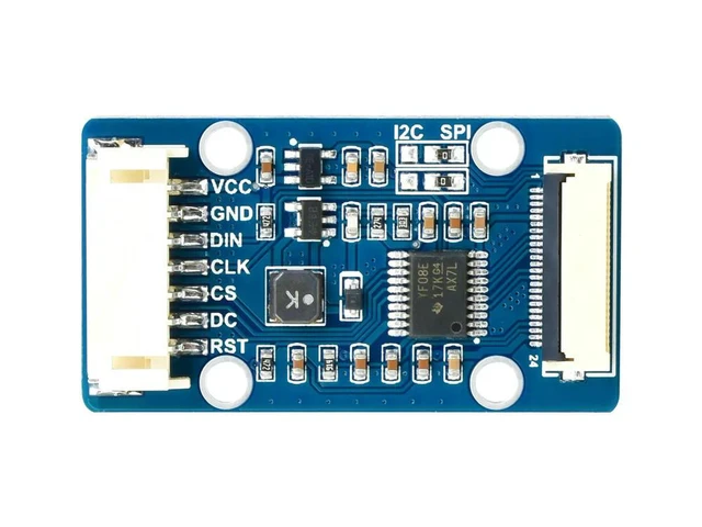 Alt view image 2 of 3 - Waveshare 1.51inch Transparent OLED Modlue 128×64 SPI/I2C Light Blue Color Display Comes With Examples For Raspberry Pi/