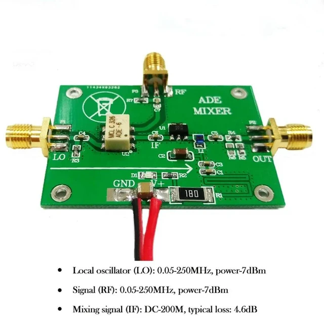 Alt view image 3 of 3 - ADE-6 RF Passive Mixer Module, Up & Down Conversion, Frequency Range 0.05 MHz 250 MHz