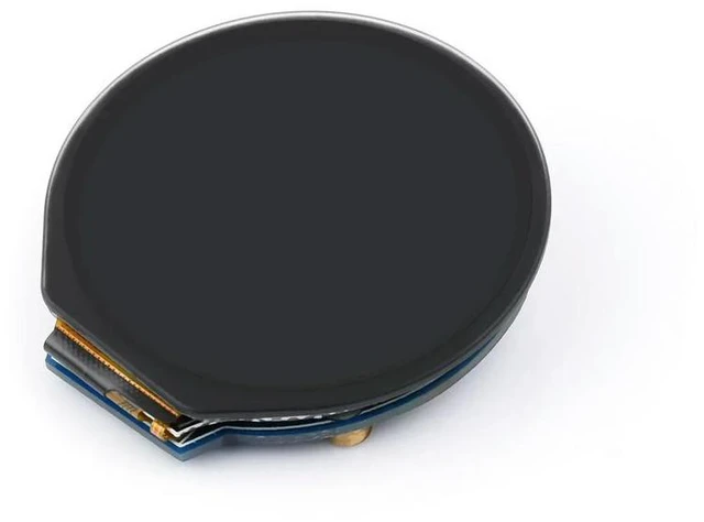 Alt view image 3 of 3 - Waveshare 1.28inch Round LCD Display Module With Touch Panel, 240×240 Resolution, IPS, SPI And I2C for Raspberry Pi Pico,