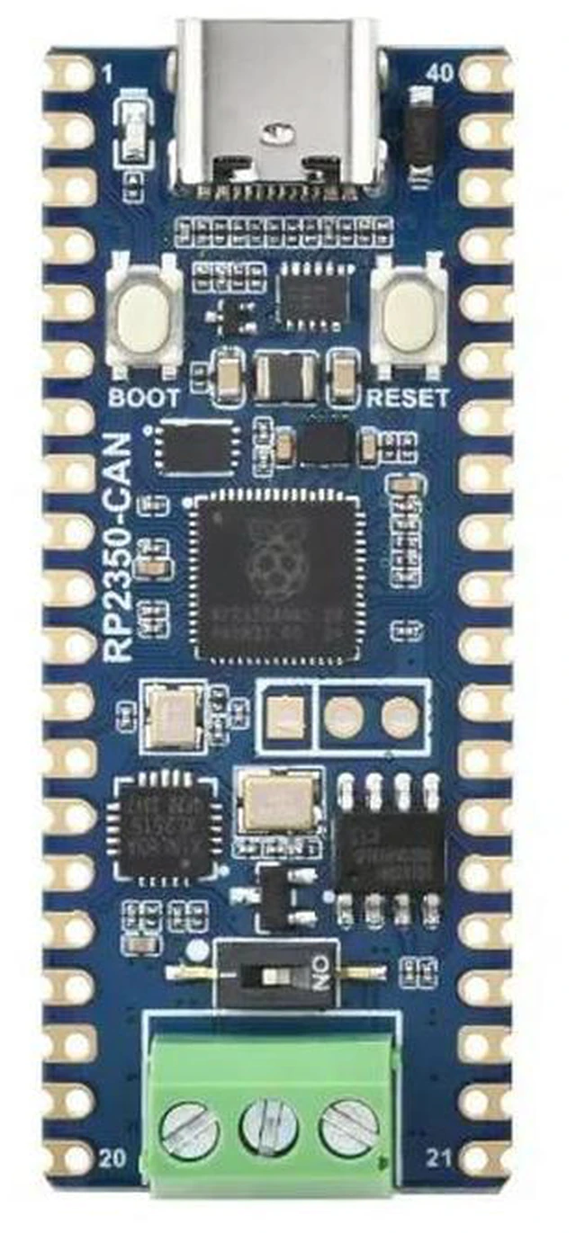 Main image of Waveshare RP2350 CAN Development Board A Pico-like MCU Board Based on Raspberry Pi RP2350A Dual-Dore Dual-Architecture