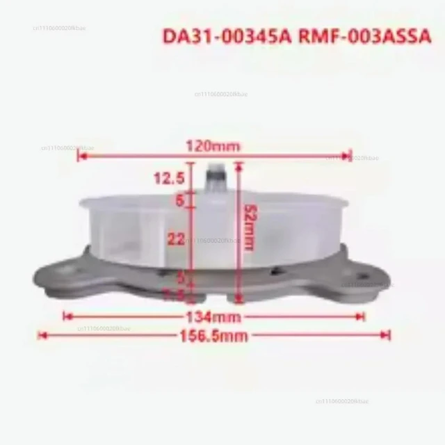 Alt view image 2 of 3 - For Refrigerator Cooling Fan RMF-003ASSA DC12V Fridge Radiator DA31-00345A Freezer Parts