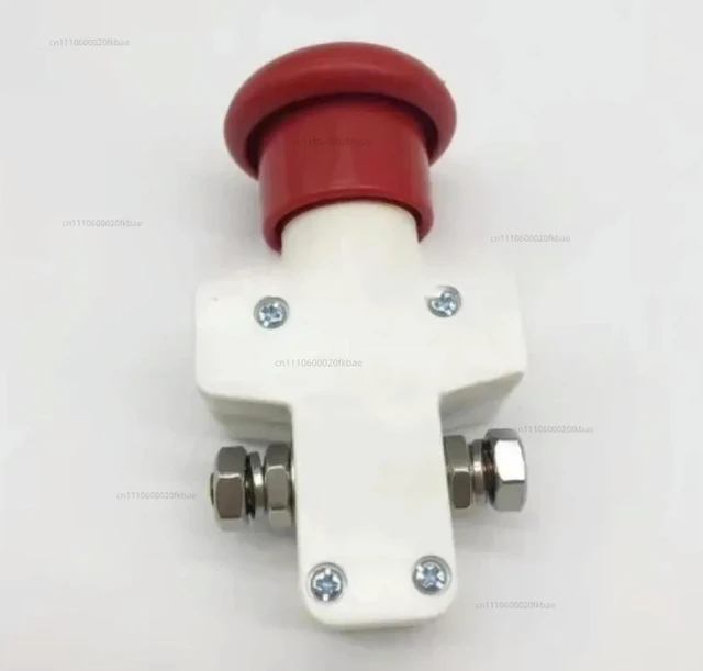 Alt view image 2 of 2 - 100A Emergency Stop Switch - Industrial Grade E-Stop Button for Forklifts & Golf Carts (ED100 Model)