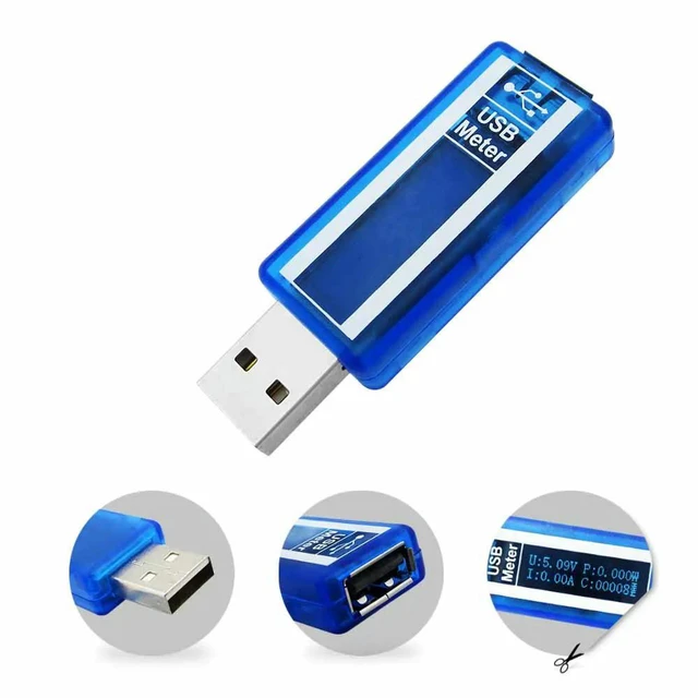 Main image of 5*0.91" OLED screen USB detector voltmeter Charger Capacity power Current Voltage Detector Tester Meter with Case 3.7V-9.99V 3A