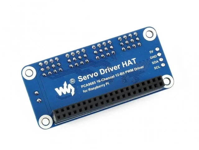 Alt view image 2 of 3 - Raspberry Pi Servo Driver HAT providing precise PWM output 16-Channel 12-bit I2C Interface support Raspberry Pi Zero/Zero W/3B+